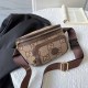 Deep Coffee Street Daily Letter Patchwork Zipper Bags