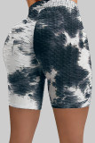 Black Sportswear Print Patchwork