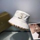 White Casual Simplicity Embroidery Patchwork Hat