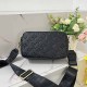 Black Street Simplicity Letter Zipper Bags