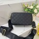 Black Street Simplicity Letter Zipper Bags