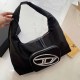 Black Casual Simplicity Geometric Zipper Bags(Without Box)
