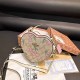 White Casual Street Letter Patchwork Zipper Bags