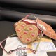 Khaki Casual Street Letter Patchwork Zipper Bags