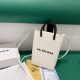 White Casual Simplicity Letter Patchwork Bags