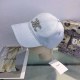 Baby Blue Street Simplicity Geometric Rhinestone Hat