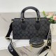 Black Street Elegant Geometric Zipper Bags