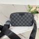 Black Gray Street Letter Zipper Bags