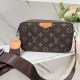 Brown Street Letter Zipper Bags