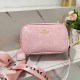 Pink Casual Simplicity Letter Zipper Bags