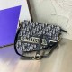 Black Gray Street Vintage Letter Patchwork Bags