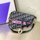 Red Blue Street Vintage Letter Patchwork Bags