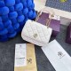 White Casual Simplicity Letter Patchwork Chains Bags