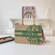 Green Daily Simplicity Letter Patchwork Bags
