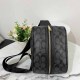 Black Street Geometric Zipper Bags