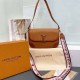 Brown Casual Simplicity Letter Patchwork Bags
