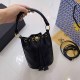 Black Street Simplicity Letter Plaid Draw String Bags