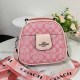 Pink Casual Street Letter Zipper Bags