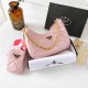 Pink Casual Simplicity Letter Chains Zipper Bags