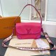 Rose Red Casual Simplicity Letter Patchwork Bags