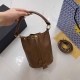 Brown Street Simplicity Letter Plaid Draw String Bags