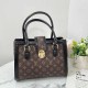 Black Vintage Letter Zipper Bags