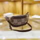 Brown Street Letter Patchwork Zipper Bags