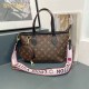 Black Vintage Letter Zipper Bags