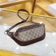 Deep Coffee Street Letter Patchwork Zipper Bags