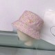 Light Purple Casual Letter Patchwork Hat