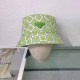 Green Casual Letter Patchwork Hat