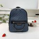 Navy Blue Street Letter Chains Zipper Bags