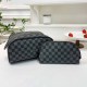 Black Gray Street Simplicity Letter Zipper Bags