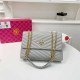 Grey Casual Simplicity Letter Chains Bags