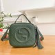 Green Casual Simplicity Letter Tassel Zipper Bags