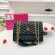 Black Casual Simplicity Letter Chains Bags