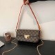 Deep Coffee Celebrities Letter Patchwork Chains Bags