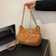 Brown Simplicity Solid Chains Bags