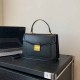 Black Elegant Simplicity Letter Patchwork Bags