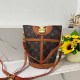 Brown Street Vintage Letter Patchwork Bags