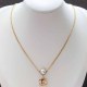 Gold Daily Simplicity Letter Chains Necklaces