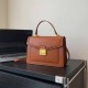 Brown Elegant Simplicity Letter Patchwork Bags