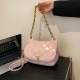 Pink Simplicity Solid Chains Bags