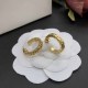 Gold Simplicity Geometric Patchwork Earrings