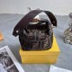 Coffee Vintage Letter Zipper Bags