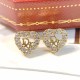 Gold Simplicity Letter Rhinestone Earrings