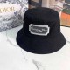 Black Casual Simplicity Letter Patchwork Hat