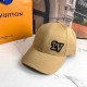 Khaki Street Simplicity Letter Embroidered Hat