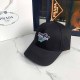 Black Street Simplicity Letter Embroidered Hat