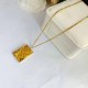 Gold Street Simplicity Letter Chains Necklaces
